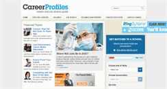 Desktop Screenshot of careerprofiles.info
